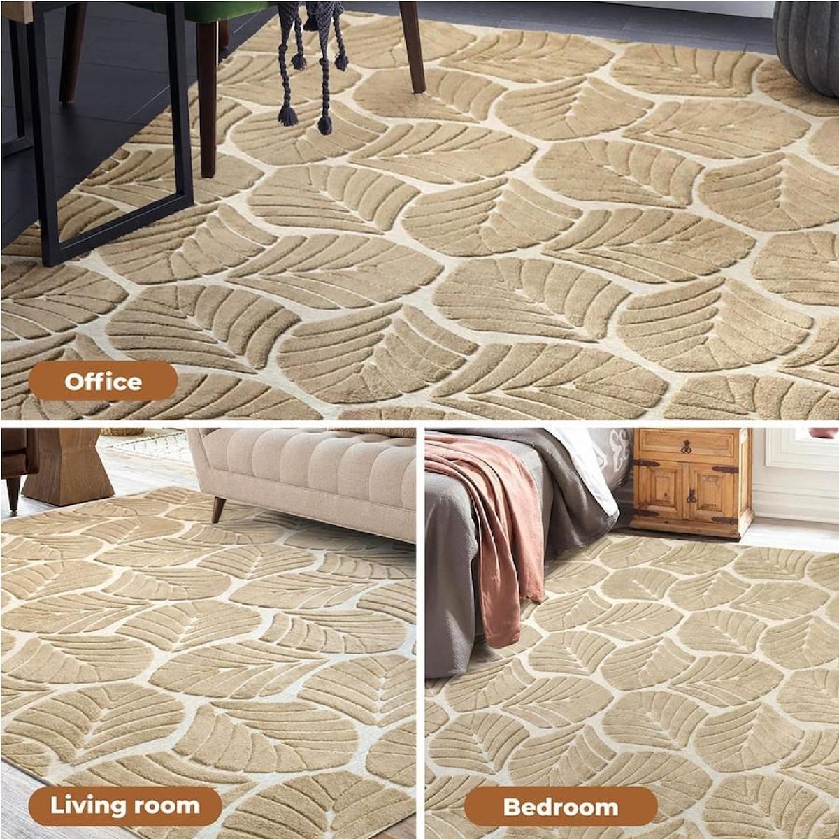 3D Soft Jacquard Rug