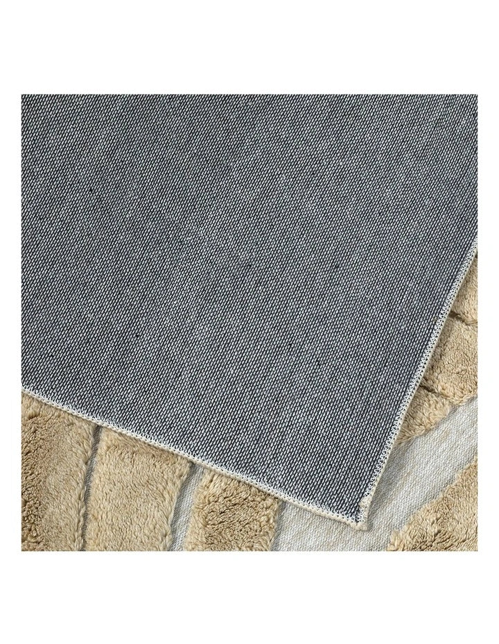 Plush Shaggy Rugs Matrix Pattern