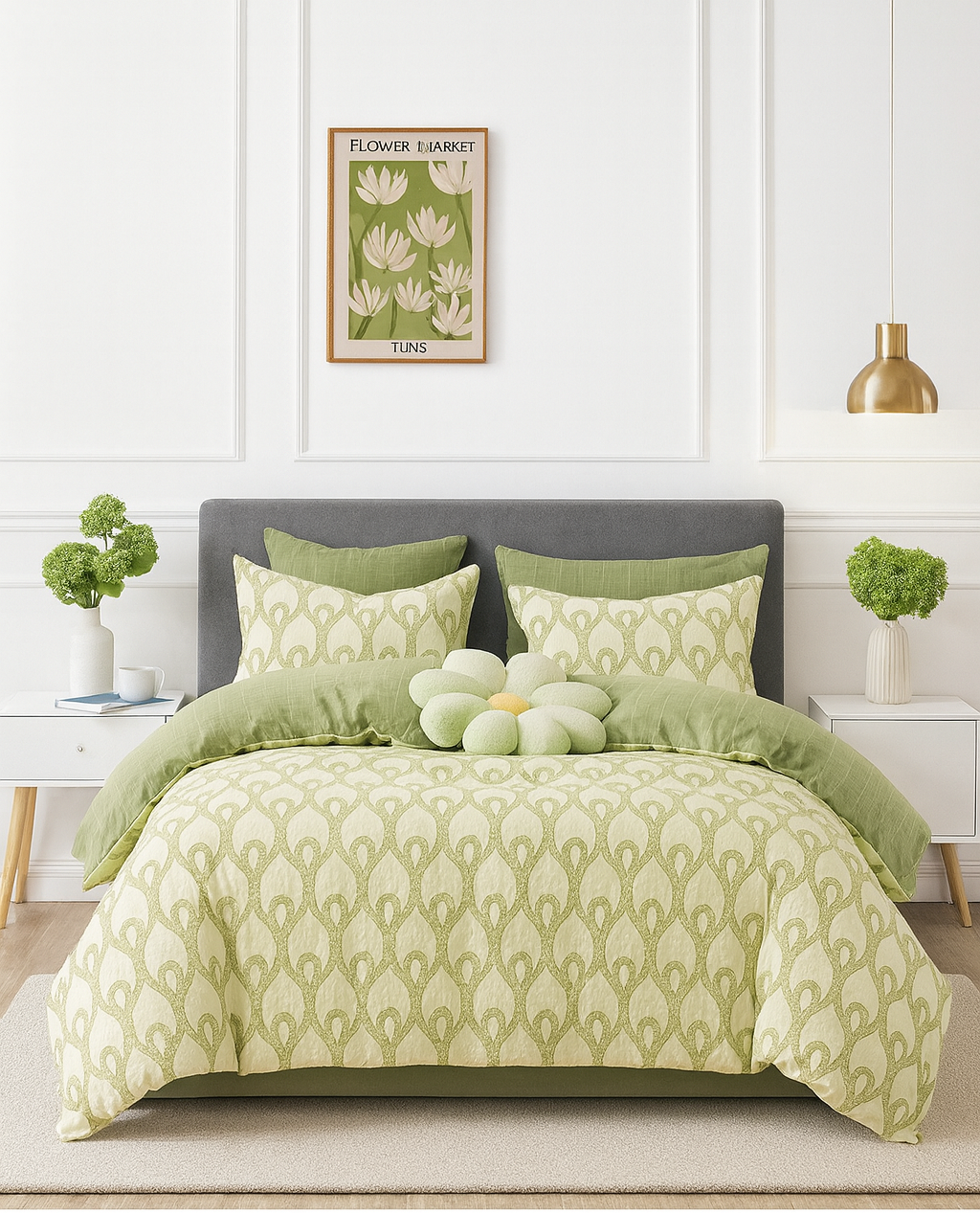 Cloudy Quilt Cover Set - 6Pcs