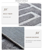 3D Soft Jacquard Rug