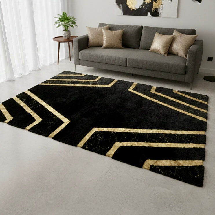 SuperSoft Fur with Gold Rug