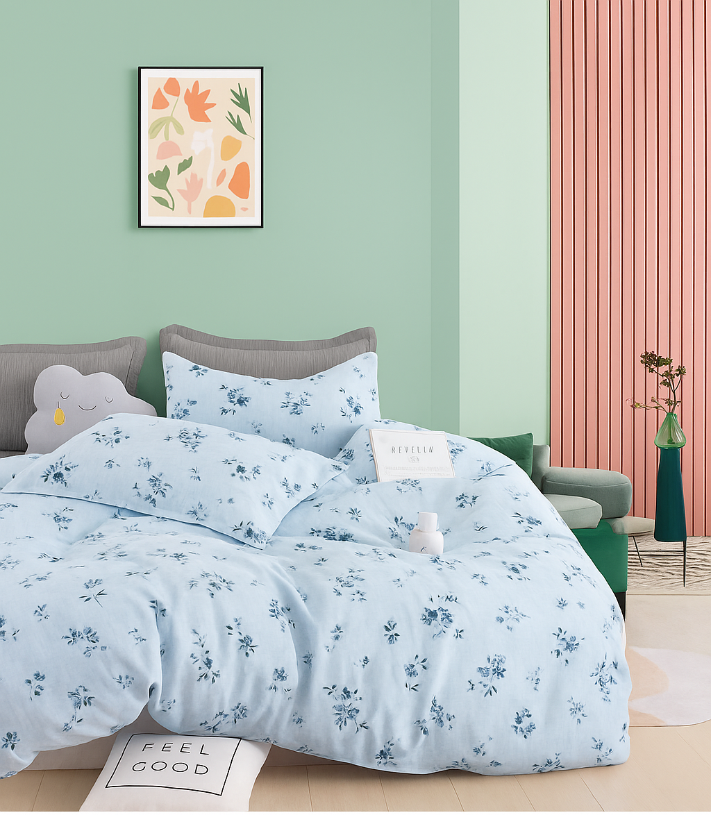 Cloudy Quilt Cover Set - 6Pcs