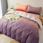 Lavender Peach - Quilt Cover Sets - 6Pcs