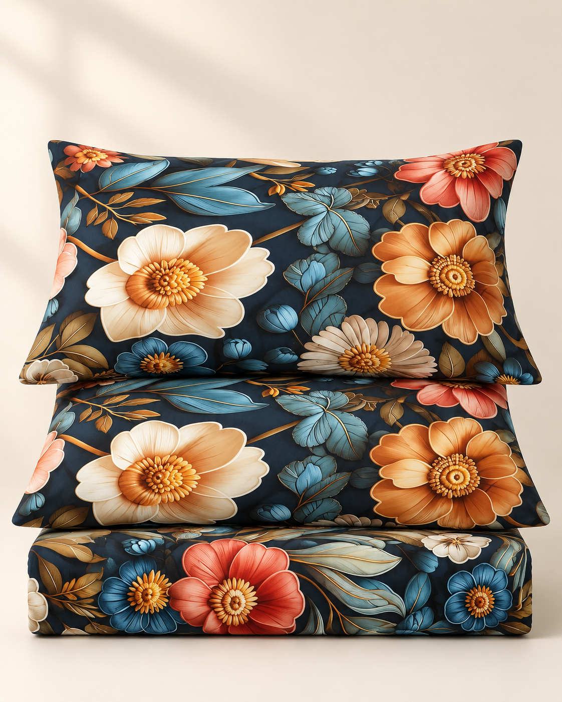 Heirloom Dusk | Ultra HD Digital Printed Bedsheets - 002