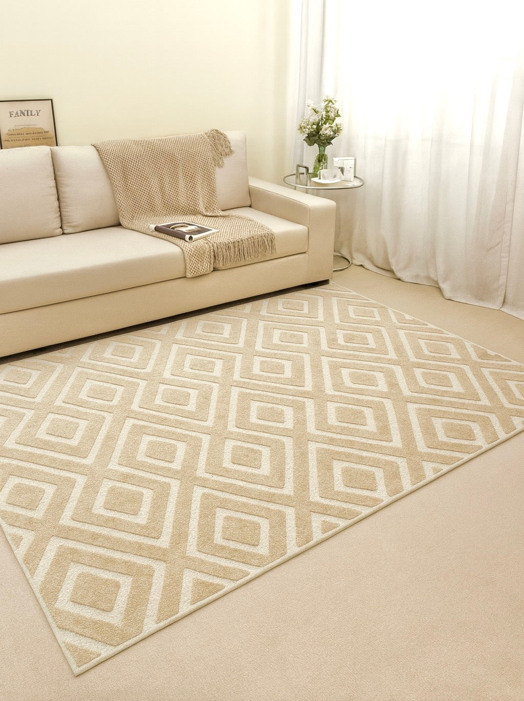 3D Soft Jacquard Rug
