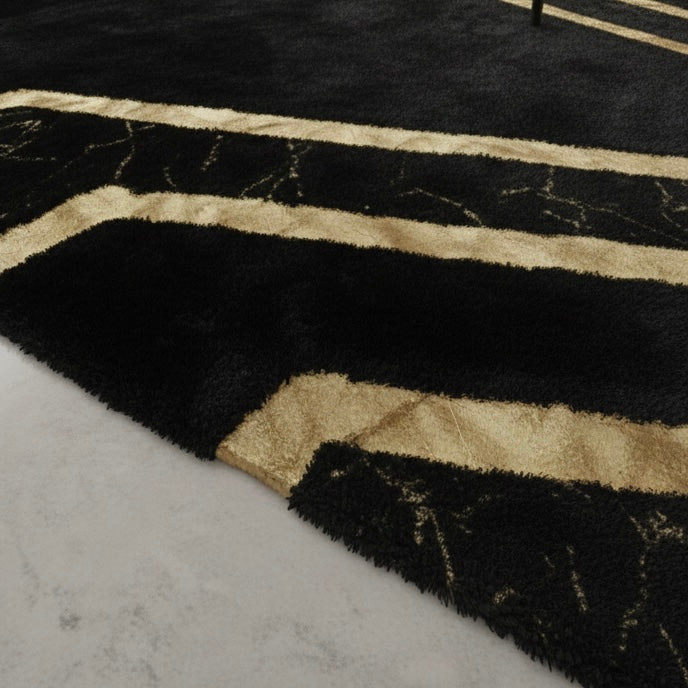 SuperSoft Fur with Gold Rug