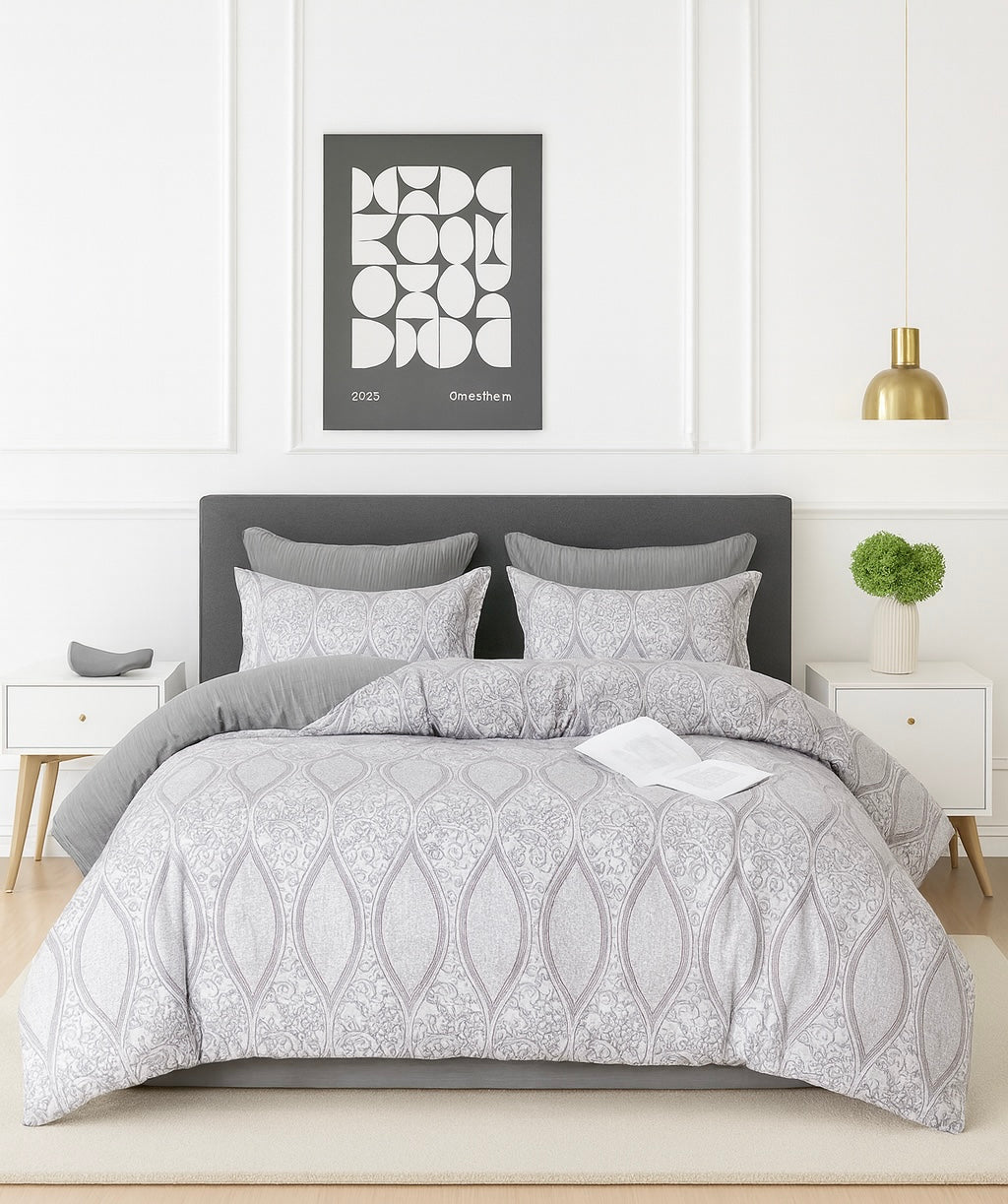 Cloudy Quilt Cover Set - 6Pcs