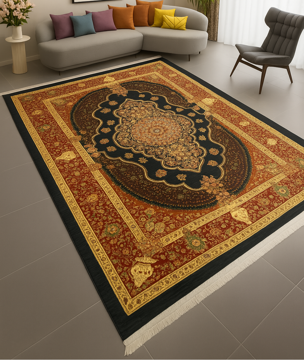 Luxury Velvet Centerpiece(Rug)