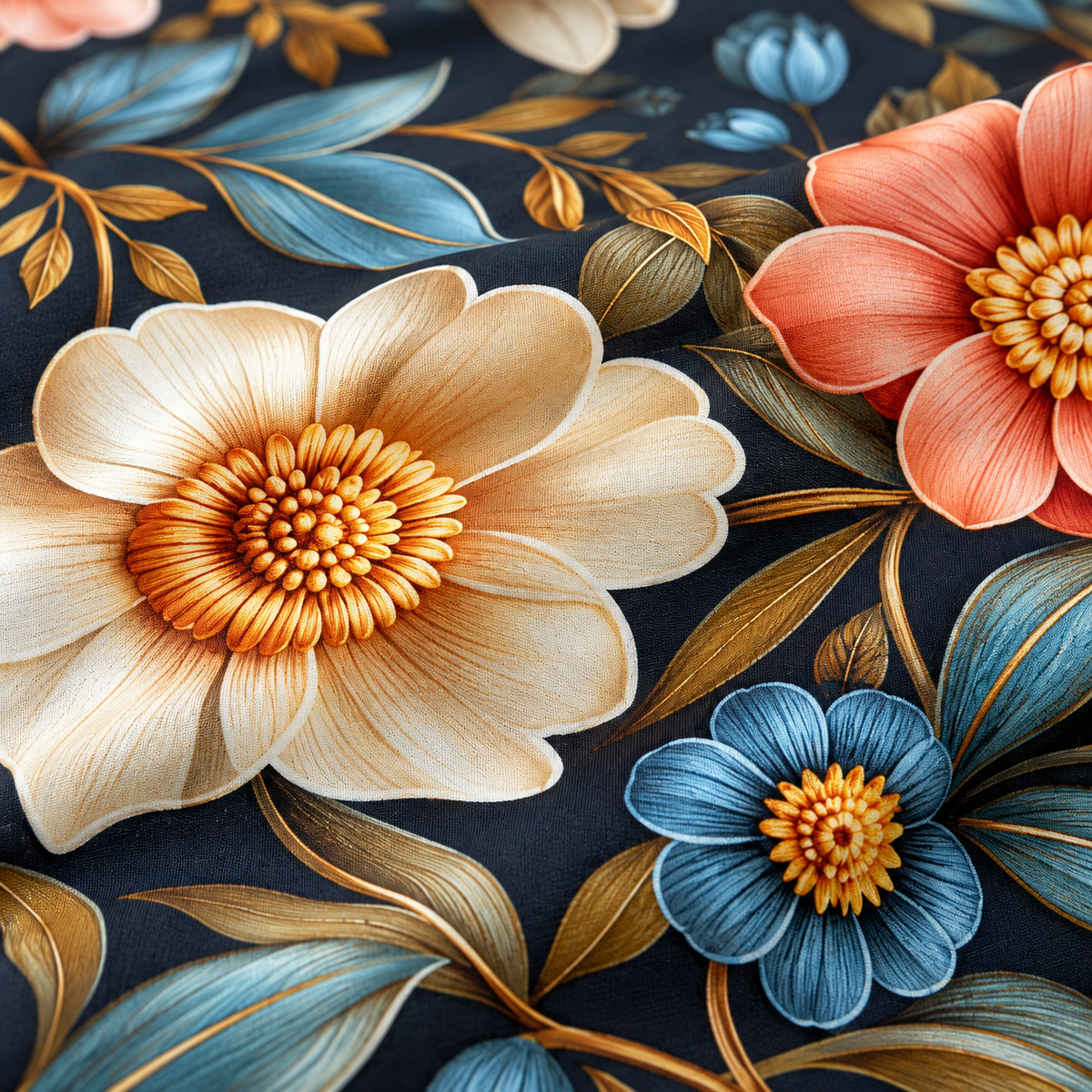 Heirloom Dusk | Ultra HD Digital Printed Bedsheets - 002
