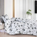 Noir Petals - Quilt Cover Sets - 6Pcs