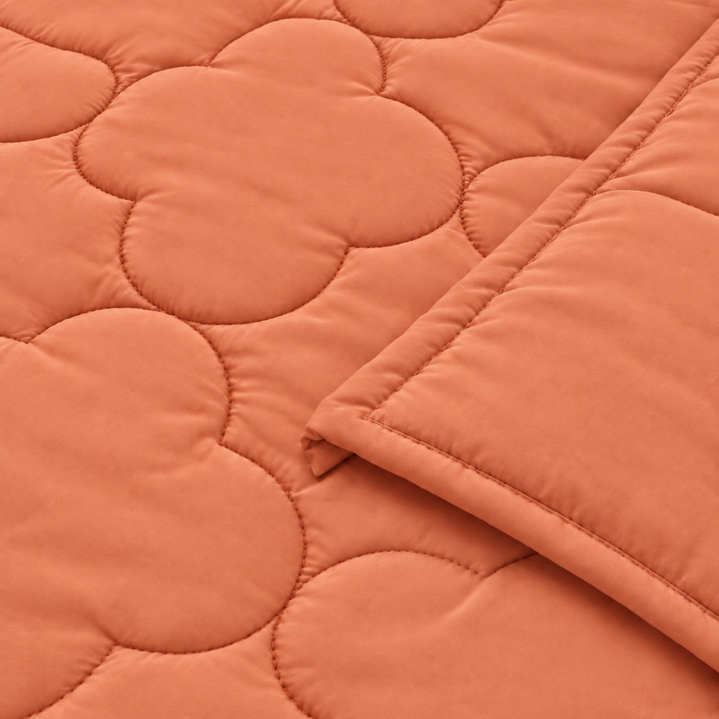 Terracotta Clover 4-Piece Comforter Set