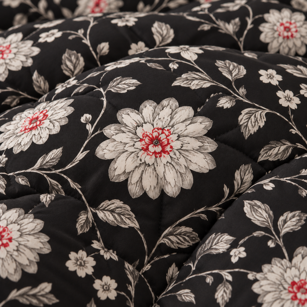 Ebony Bloom 6-Piece Comforter Set