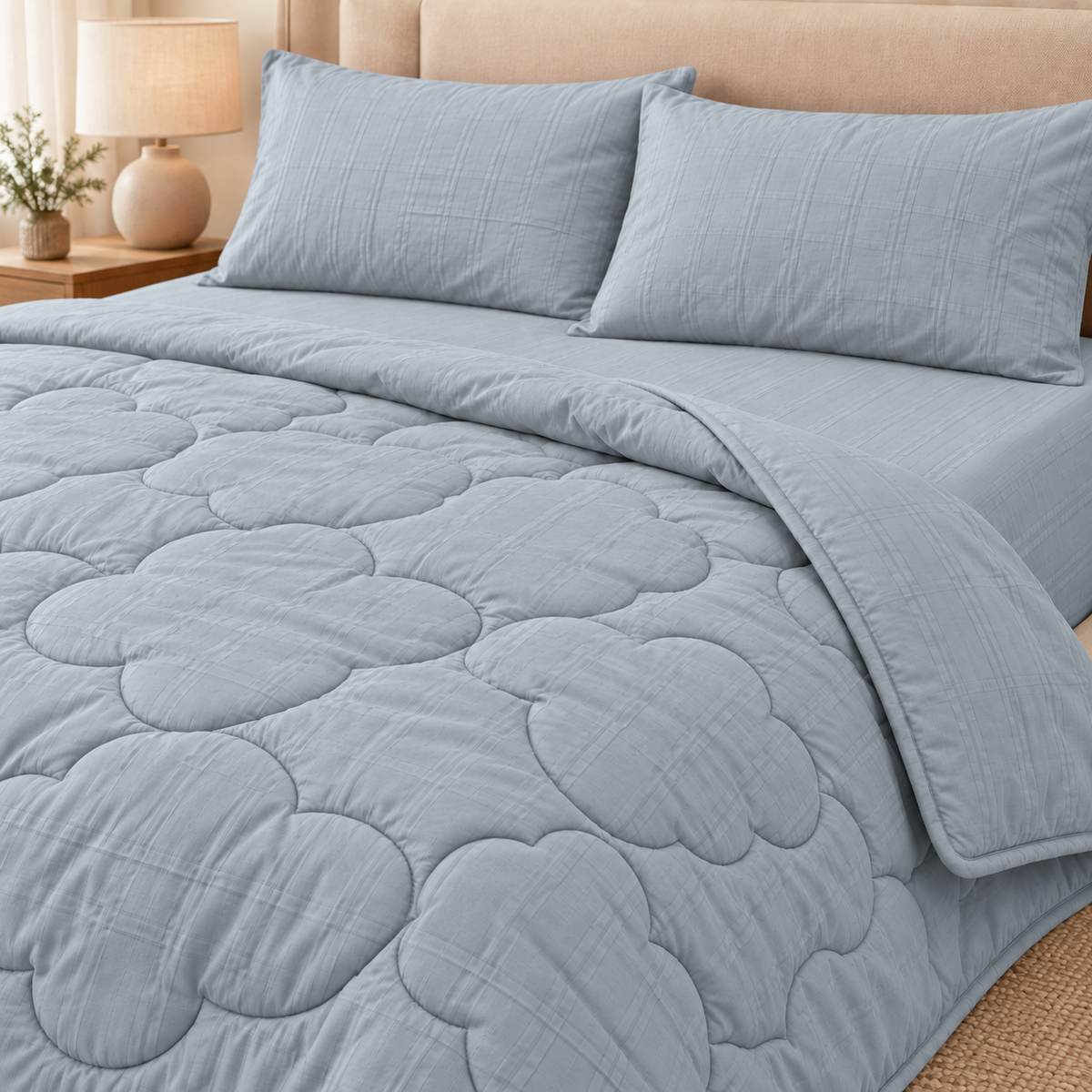 Misty Cloud 4-Piece Comforter Set