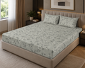 Mist Grey Blossom -  Bedsheet