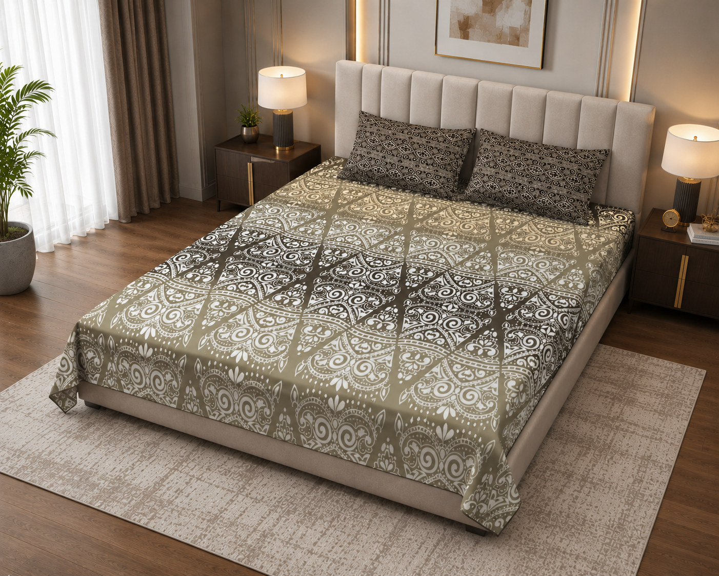 Dark Mocha -  Bedsheet