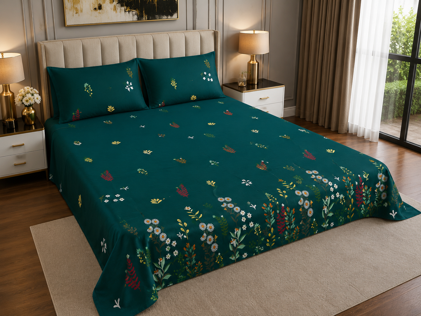 Nature's Bloom -  Bedsheet