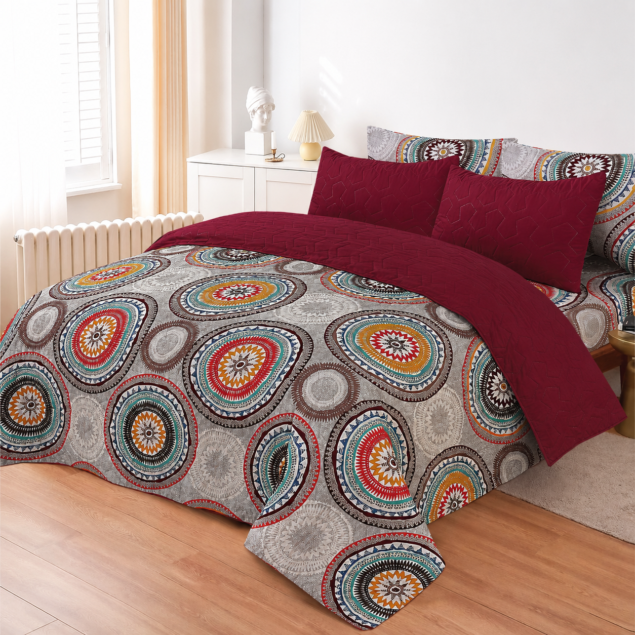 6 Pcs Summer Comforter Set AH-1112