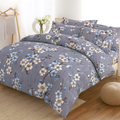 Grey Blossom - Bedsheet