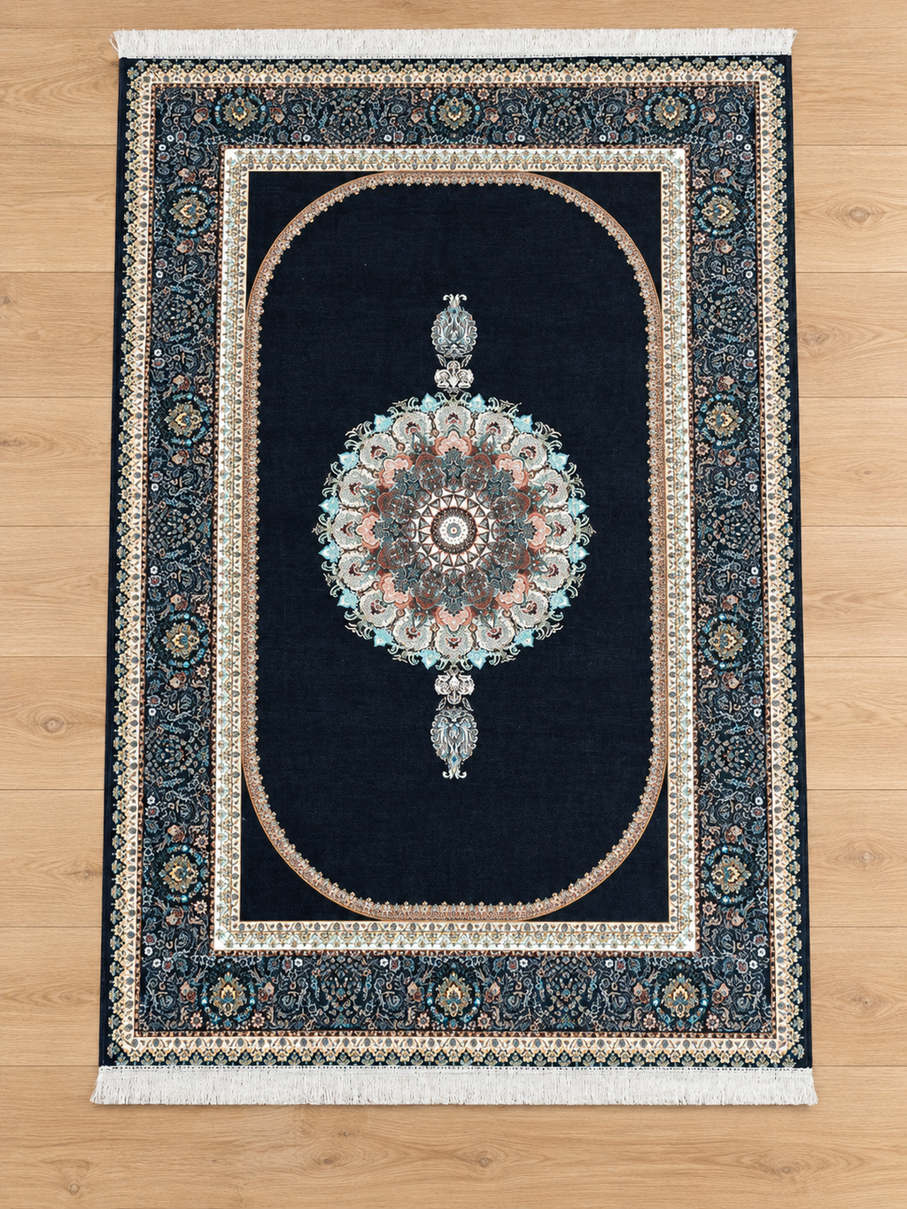 Onyx – Luxury Velvet Rug, Black (LVB-309)