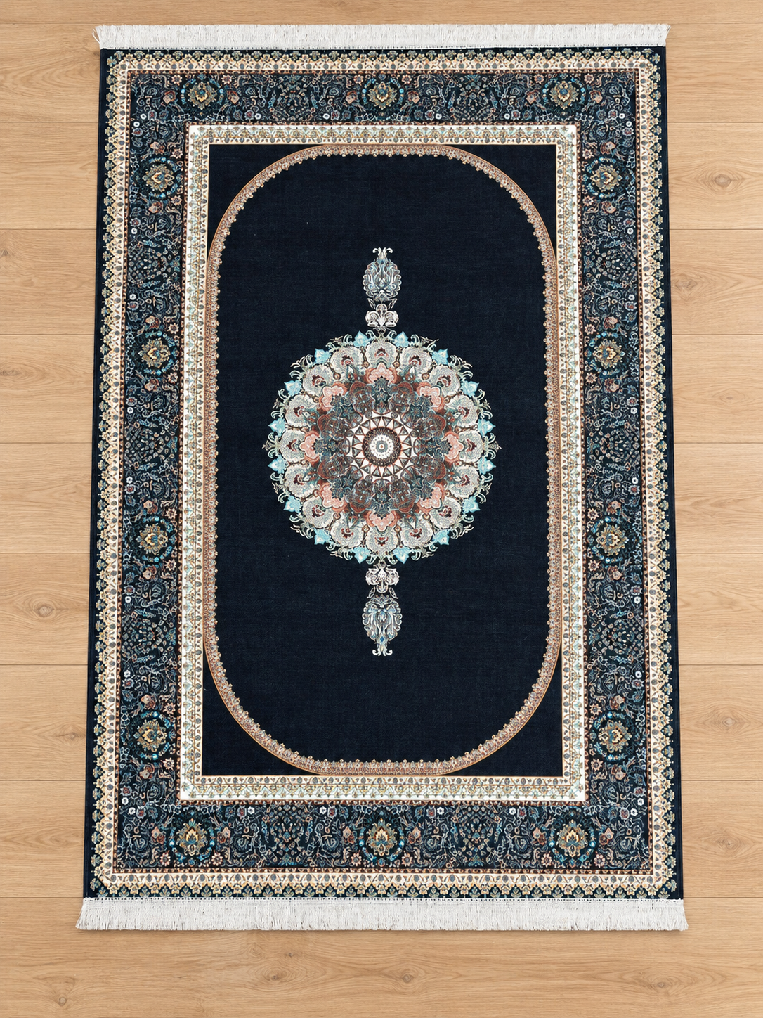 Onyx – Luxury Velvet Rug, Black (LVB-309)