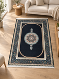 Onyx – Luxury Velvet Rug, Black (LVB-309)