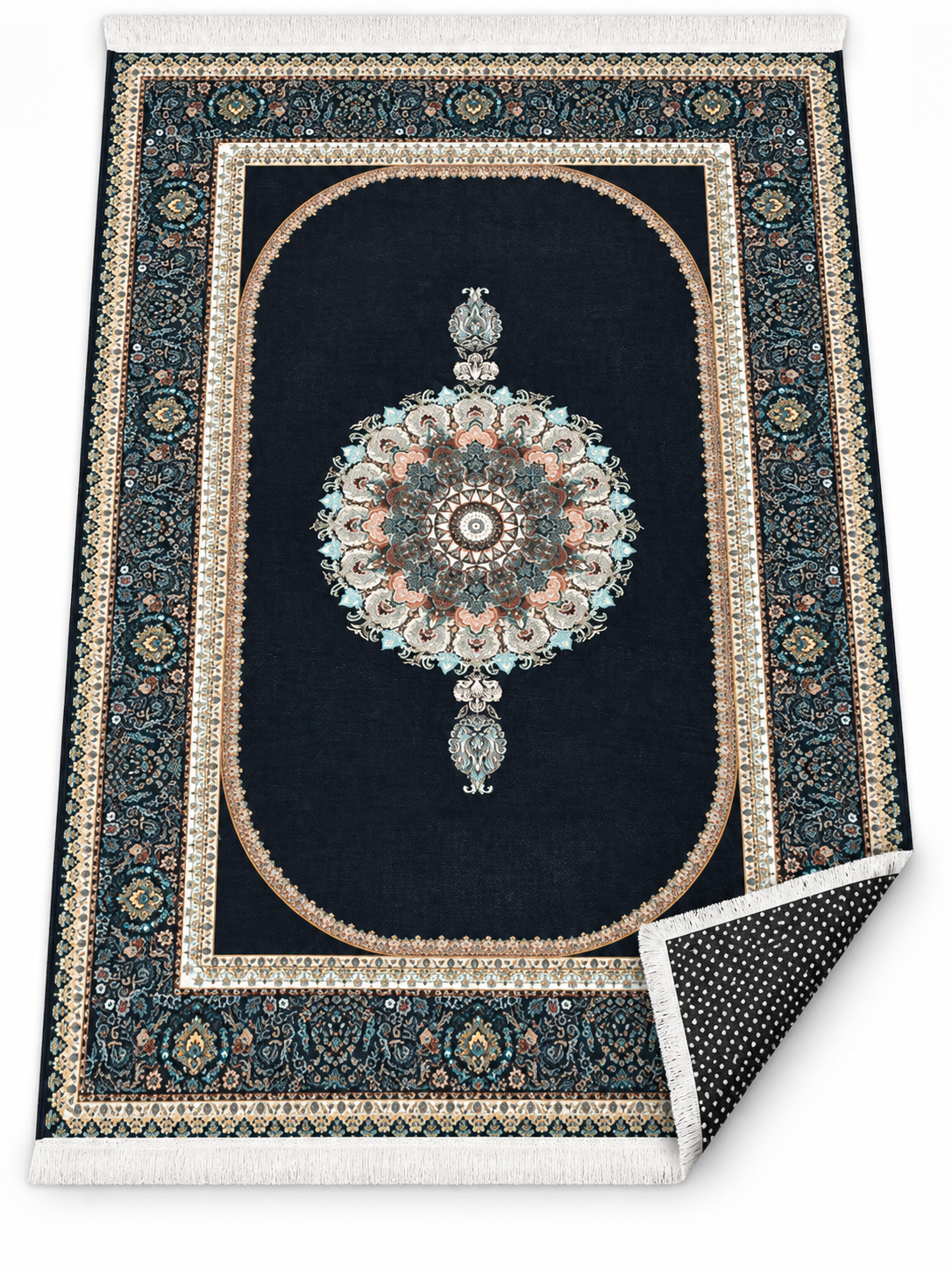 Onyx – Luxury Velvet Rug, Black (LVB-309)