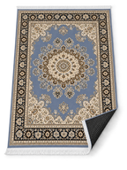 Sapphire – Luxury Velvet Rug, Blue Persian Design (LVB-301)