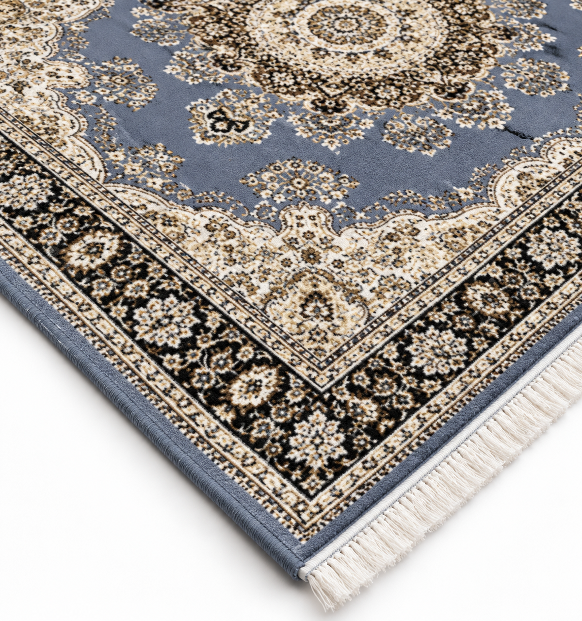 Sapphire – Luxury Velvet Rug, Blue Persian Design (LVB-301)