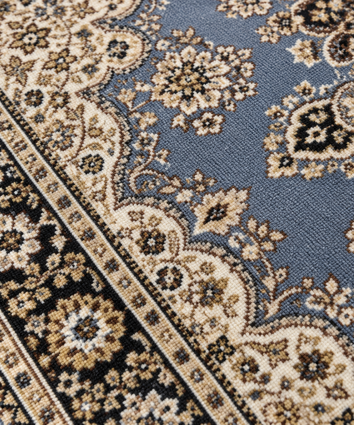 Sapphire – Luxury Velvet Rug, Blue Persian Design (LVB-301)