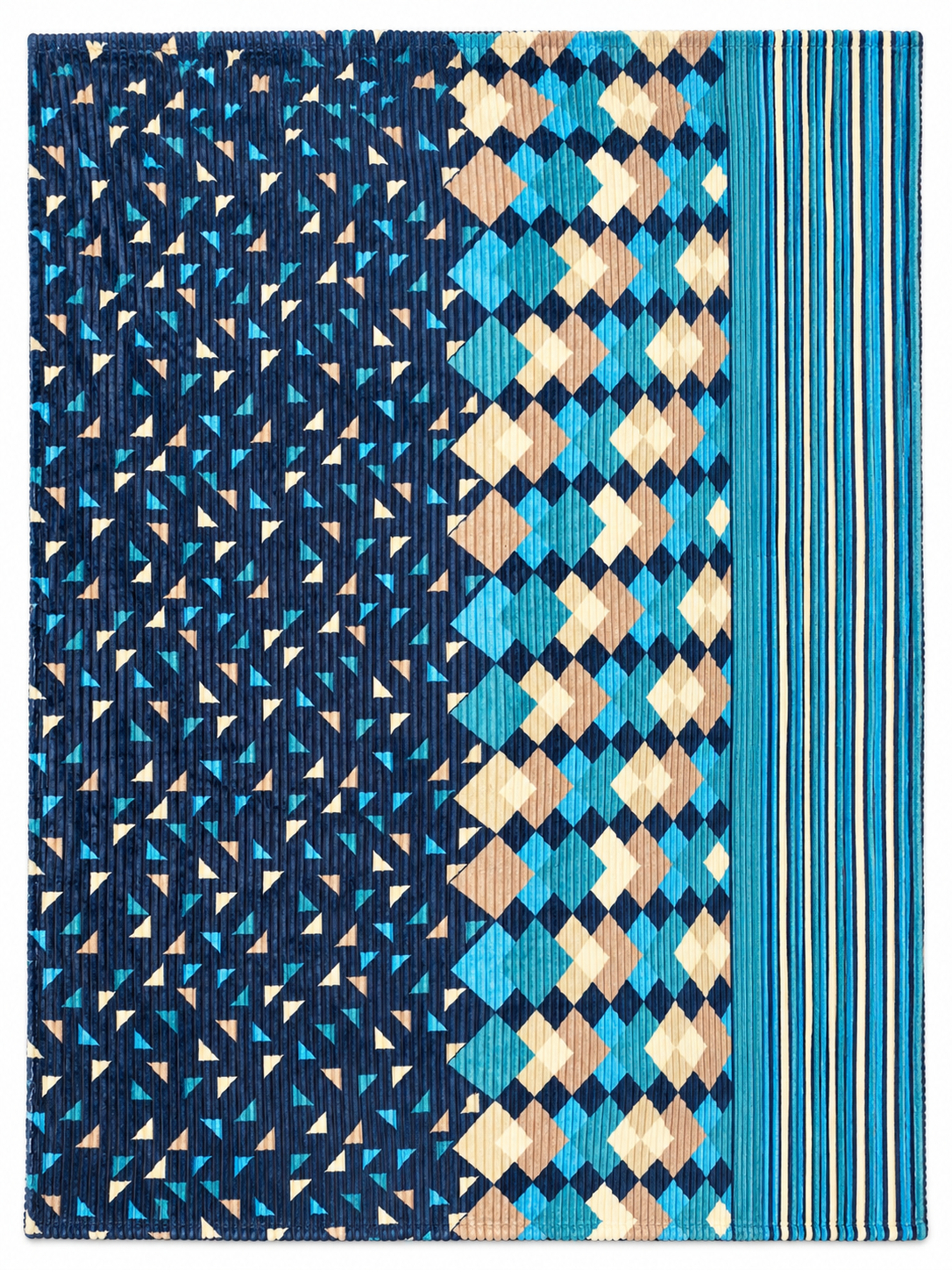 Midnight Prism – Double Bed Flannel Blanket