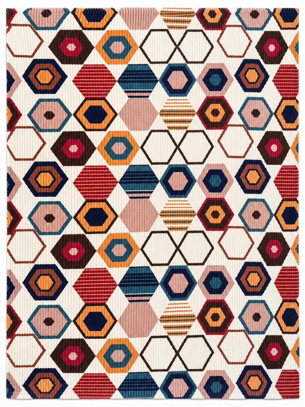 Honey Hex – Double Bed Flannel Blanket