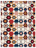 Honey Hex – Double Bed Flannel Blanket