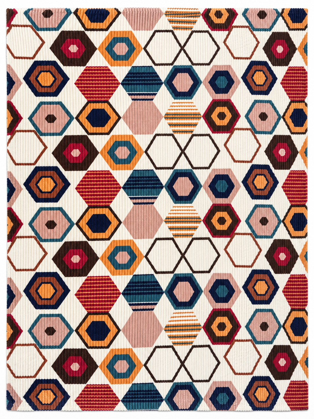 Honey Hex – Double Bed Flannel Blanket