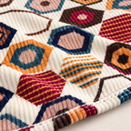 Honey Hex – Double Bed Flannel Blanket