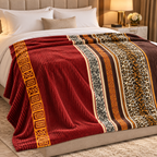 Royal Safari – Double Bed Flannel Blanket