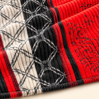 Scarlet Orbit – Double Bed Flannel Blanket