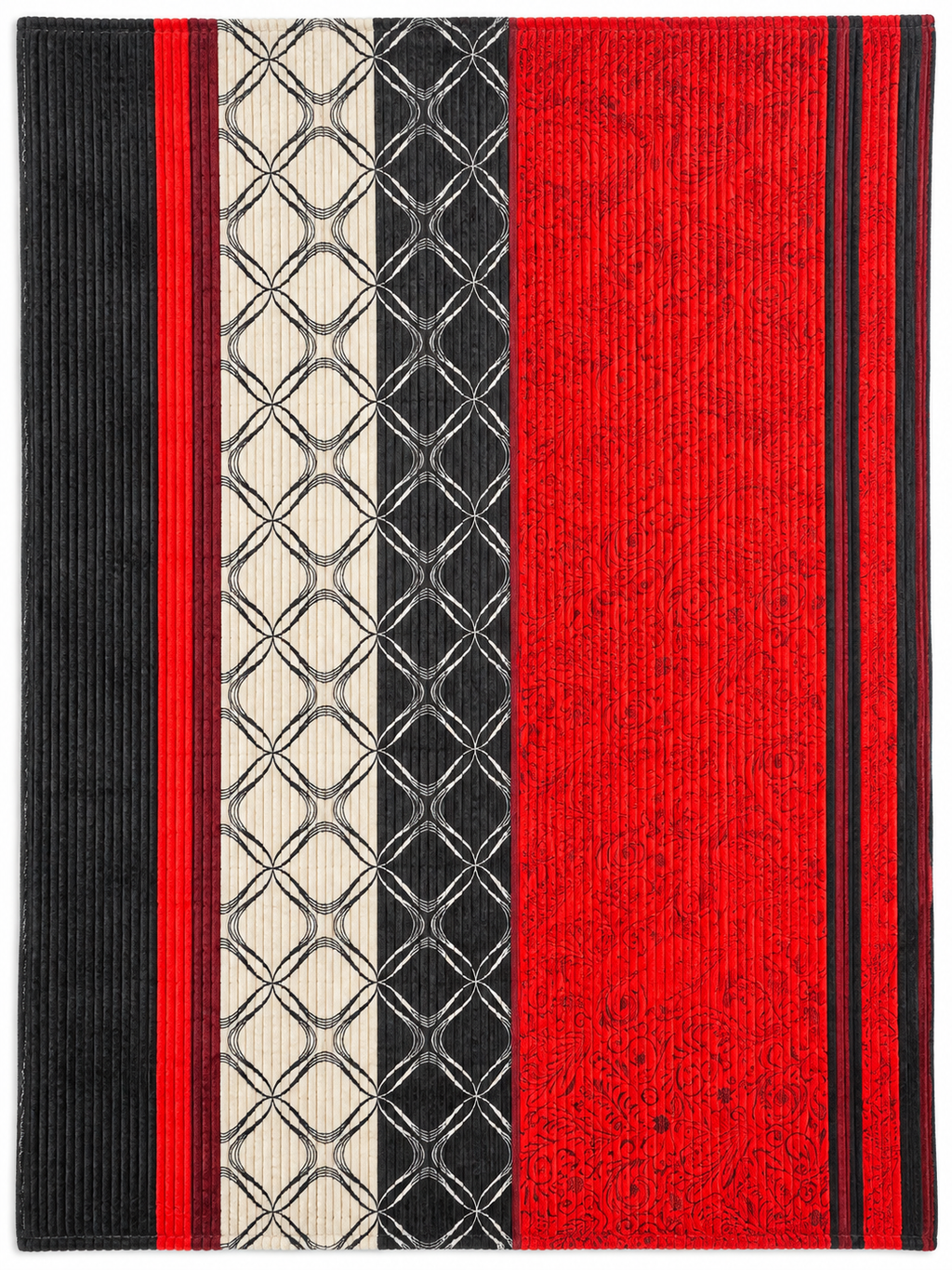 Scarlet Orbit – Double Bed Flannel Blanket