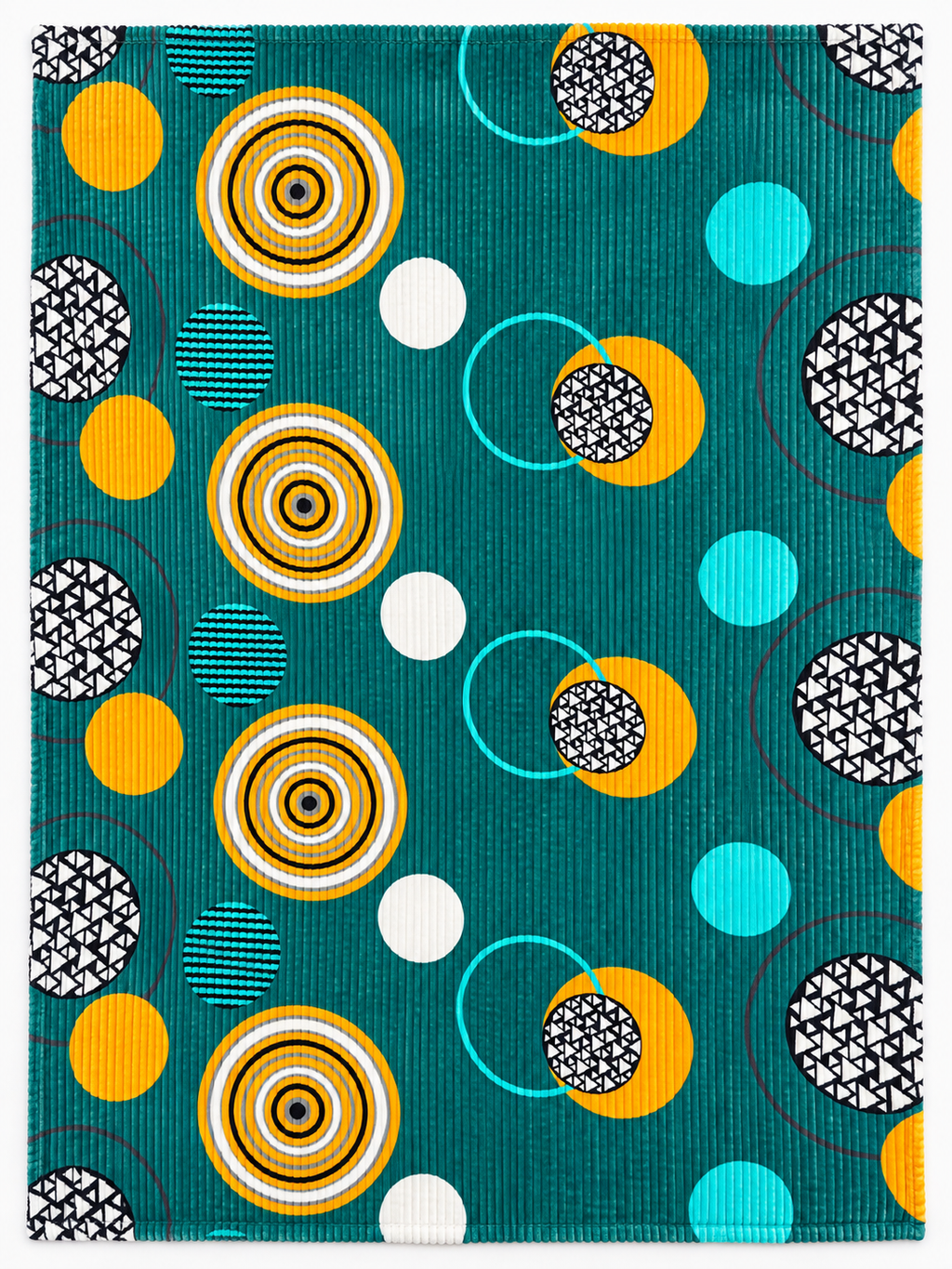 Emerald Halo – Double Bed Flannel Blanket