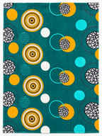 Emerald Halo – Double Bed Flannel Blanket