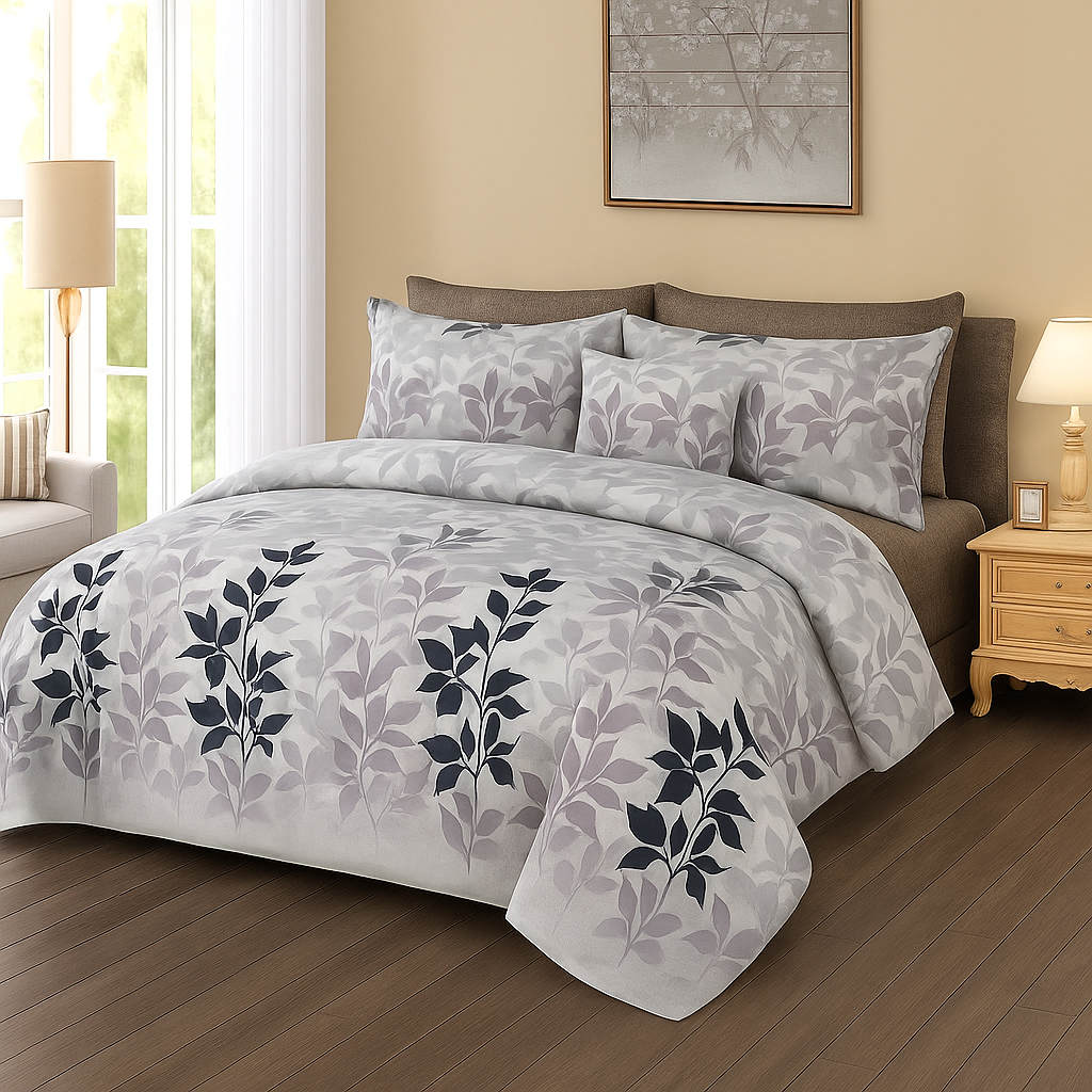 6-Piece Summer Comforter Set – Ultra-Light 100 GSM Filling