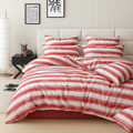 Classic Stripe - Bedsheet With 4 Pillowcase