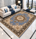 Sapphire – Luxury Velvet Rug, Blue Persian Design (LVB-301)
