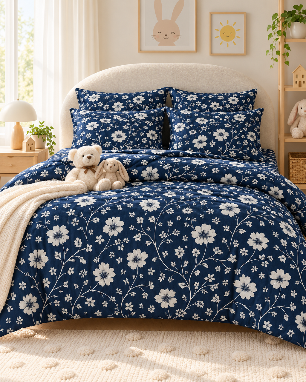 Midnight Bloom 6-Piece Comforter Set