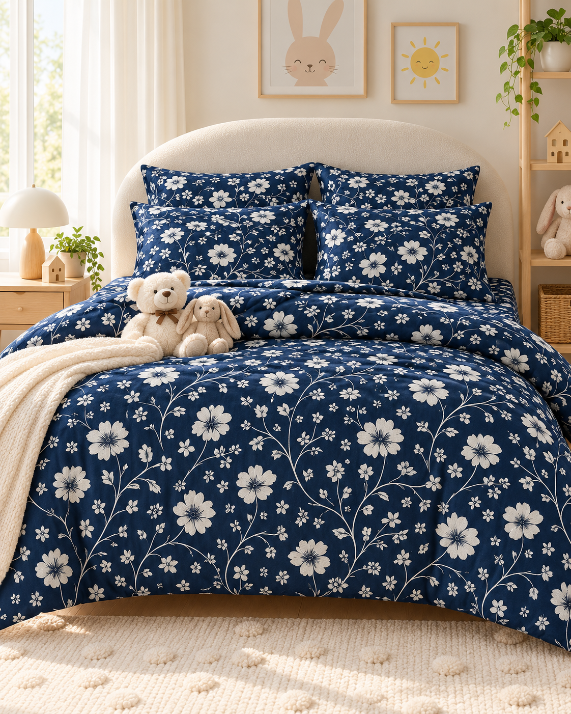 Midnight Bloom 6-Piece Comforter Set