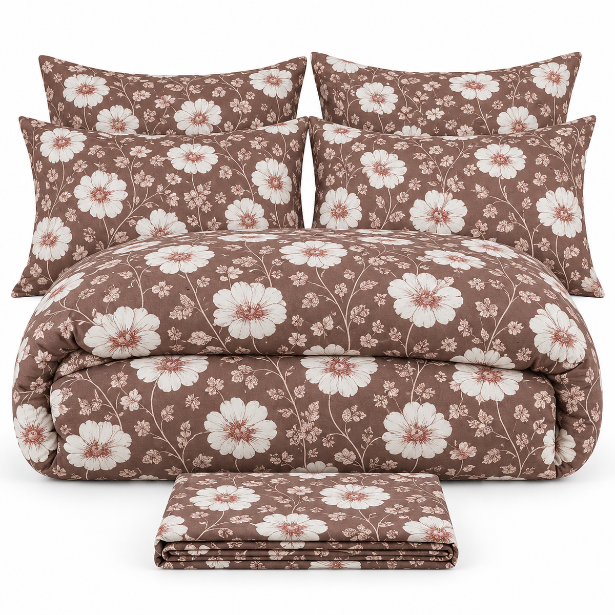 Cocoa Blossom 6-Piece Comforter Set