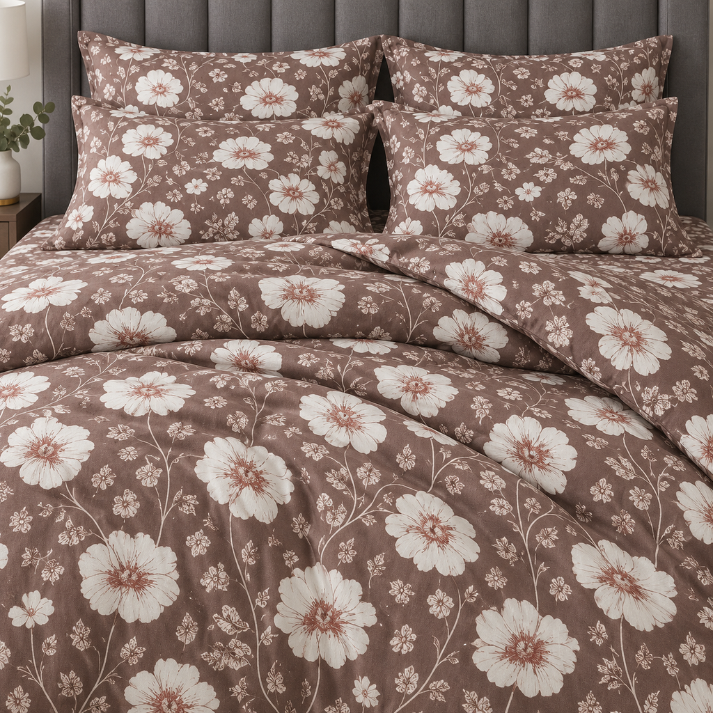 Cocoa Blossom 6-Piece Comforter Set