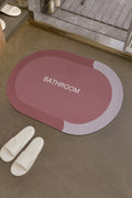 2 Pcs Water Absorbent Anti-Slip Mat