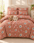 Indigo Petal 6-Piece Comforter Set