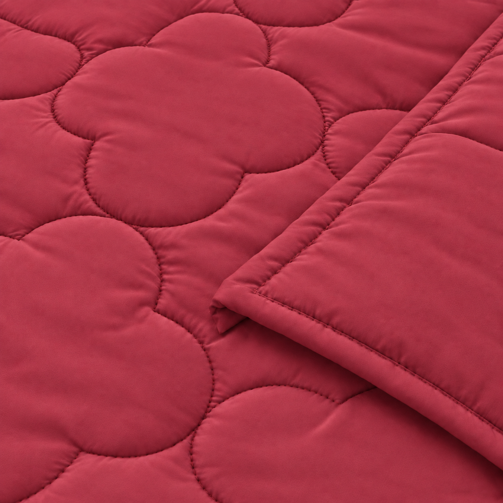 Merlot Bloom 4-Piece Comforter Set,