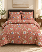 Indigo Petal 6-Piece Comforter Set